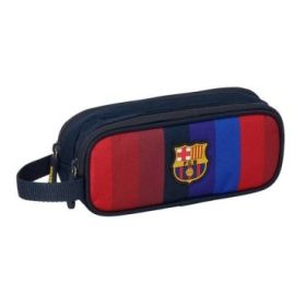 Safta F.C.Barcelona 1ª Equipacion 26/27 Portatodo - 2 Compartimentos con Cremallera - Asa Lateral - Capacidad 1L - 21x8x6cm - Co