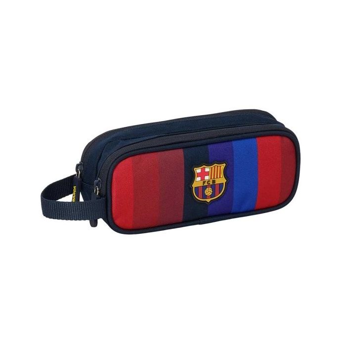 Safta F.C.Barcelona 1ª Equipacion 26/27 Portatodo - 2 Compartimentos con Cremallera - Asa Lateral - Capacidad 1L - 21x8x6cm - Co