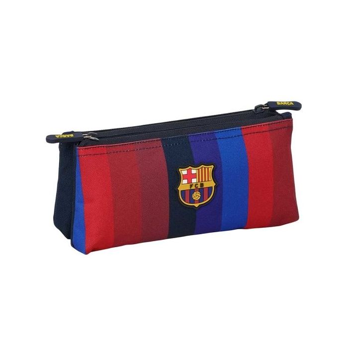Safta F.C.Barcelona 1ª Equipacion 26/27 Neceser - 2 Compartimentos con Cremallera - 22x10x8cm - Color Azul Noche