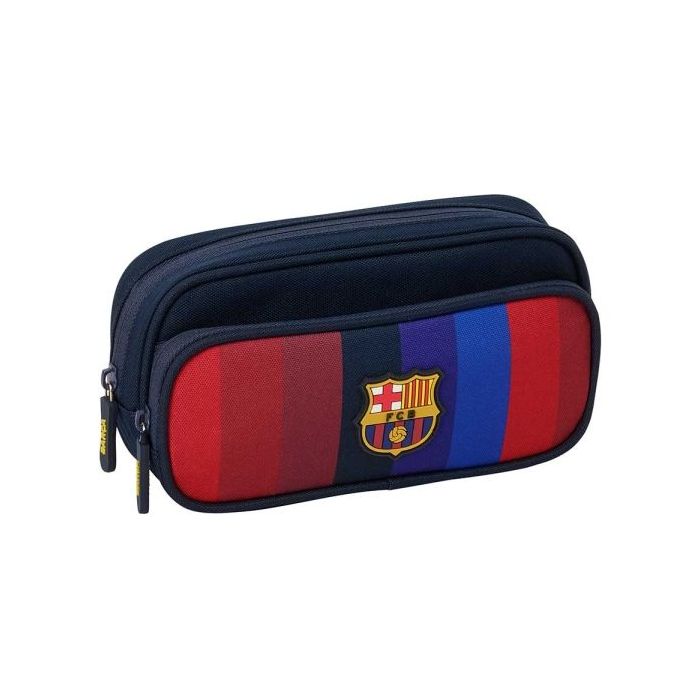 Safta F.C.Barcelona 1ª Equipacion 26/27 Portatodo con Bolsillo - Cremallera - 21x10.5x6cm - Color Azul Noche