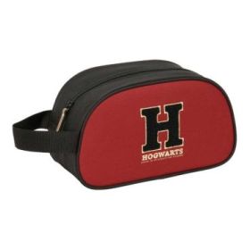 Safta Harry Potter Hogwarts Neceser - Adaptable a Carro - Asa de Mano Lateral - 26x15x12cm - Color Negro y Rojo