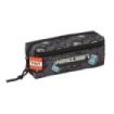 Safta Minecraft Graffiti Portatodo - 3 Compartimentos con Cremallera - Goma Elastica - Compacto - 22x8.5x6cm - Color Gris