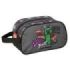 Safta Minecraft Graffiti Neceser - Adaptable a Carro - Asa de Mano Lateral - 26x15x12cm - Color Gris