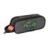 Safta Minecraft Graffiti Portatodo - 2 Compartimentos con Cremallera - Asa Lateral - Capacidad 1L - 21x8x6cm - Color Gris