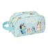 Safta Bluey Ready Neceser - Adaptable a Carro - Asa de Mano Lateral - Organizadores con Compartimentos - 26x15x12cm - Color Azul