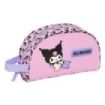 Safta Kuromi Neceser - Adaptable a Carro - Asa de Mano Lateral - Bolsillo Interior con Cremallera - 26x16x9cm - Color Rosa