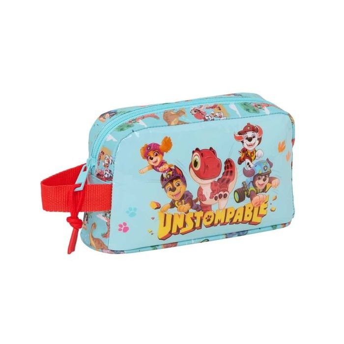 Safta Paw Patrol Dino Rescue Bolsa Isotermica Porta Alimentos - Asa de Mano Lateral - Cremallera - 21.5x12x6.5cm - Color Azul Pa