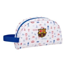 Safta F.C.Barcelona Preescolar Neceser - Adaptable a Carro - Asa de Mano Lateral - Bolsillo Interior con Cremallera - 26x16x9cm