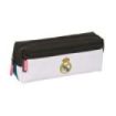 Safta Real Madrid Equipacion 26/27 Portatodo - 3 Compartimentos con Cremallera - Goma Elastica - Compacto - 22x8.5x6cm - Color B