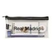 Safta Real Madrid Equipacion 26/27 Portatodo - Cremallera - PVC - Regla de 15cm - 2 Lapices - Sacapuntas - Goma - Bloc de Notas