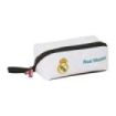 Safta Real Madrid Equipacion 26/27 Portatodo Cuadrado - Cremallera Diagonal de Doble Tirador - Asa Lateral - 20x8x8cm - Color Bl