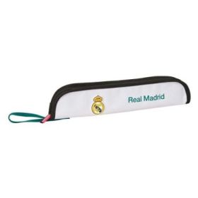 Safta Real Madrid Equipacion 26/27 Portaflautas - Interior Acolchado - Alojamiento para Varilla - Asa Lateral - Borde Reforzado