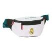 Safta Real Madrid Equipacion 26/27 Bolsa de Cintura - Cremallera - Cintas Ajustables - Cierre de PVC - Bolsillo Frontal - 23x12x