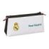 Safta Real Madrid Equipacion 26/27 Neceser - 2 Compartimentos - Cremallera - 22x10x8cm - Color Blanco y Negro