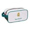 Safta Real Madrid Equipacion 26/27 Zapatillero Mediano - Capacidad 6L - Asa de Mano Lateral - 29x15x14cm - Color Blanco y Negro