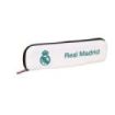 Safta Real Madrid Equipacion 26/27 Portatodo Estrecho - Silicona - Cremallera - 20x5.5x2cm - Color Blanco