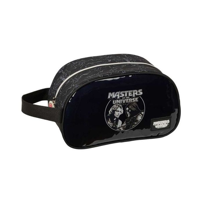 Safta Masters of the Universe Neceser - Adaptable a Carro - Asa de Mano Lateral - 26x15x12cm - Color Gris y Negro