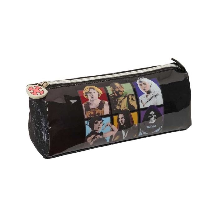 Safta Masters of the Universe Portatodo - 1 Compartimento con Cremallera - 21x8x7cm - Color Gris y Negro