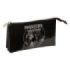 Safta Masters of the Universe Portatodo - 3 Compartimentos con Cremallera - Bolsillo Interior Central - 22x12x3cm - Color Gris y