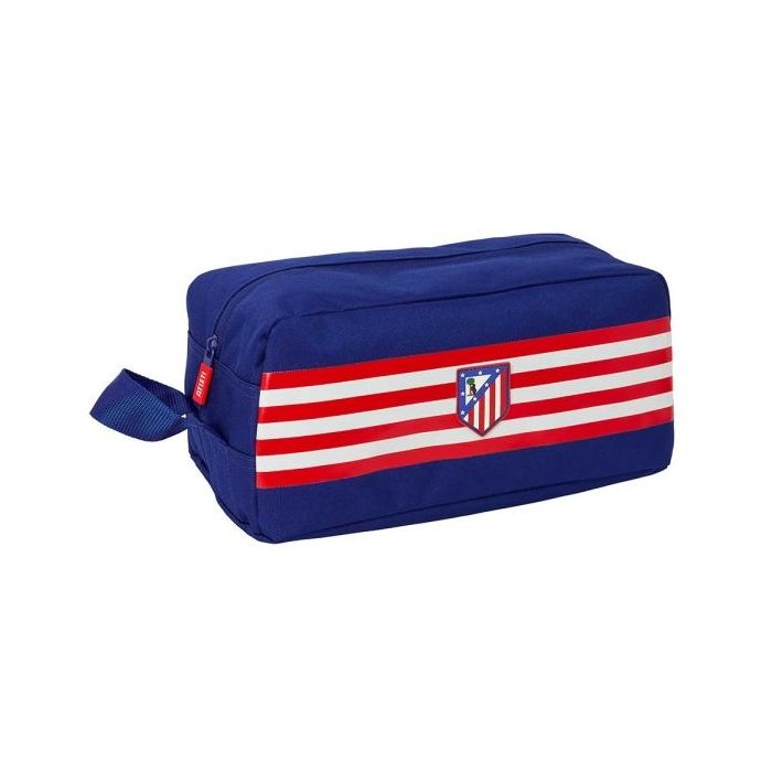 Safta Atletico de Madrid Zapatillero - Capacidad 9L - Asa de Mano Lateral - 34x15x18cm - Color Azul Marino