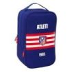 Safta Atletico de Madrid Zapatillero Doble - Bolsillo Interior de Velcro - Compartimento Trasero con Cremallera - Asa de Mano -