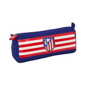 Safta Atletico de Madrid Portatodo - 1 Compartimento con Cremallera - 21x8x7cm - Color Azul Marino