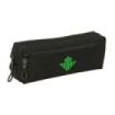 Safta Real Betis Balompie Portatodo - 3 Compartimentos con Cremallera - Goma Elastica - Compacto - 22x8.5x6cm - Color Negro y Ve