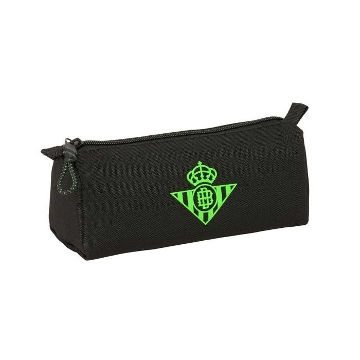 Safta Real Betis Balompie Portatodo - 1 Compartimento con Cremallera - 21x8x7cm - Color Negro y Verde