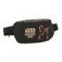 Safta Mandalorian and Grogu Bolsa de Cintura - Cremallera - Cintas Ajustables - Cierre de PVC - 23x14x9cm - Color Negro