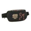 Safta Mandalorian and Grogu Bolsa de Cintura - Cremallera - Cintas Ajustables - Cierre de PVC - 23x14x9cm - Color Negro