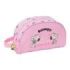 Safta Snoopy Neceser - Adaptable a Carro - Asa de Mano Lateral - Bolsillo Interior con Cremallera - 26x16x9cm - Color Rosa