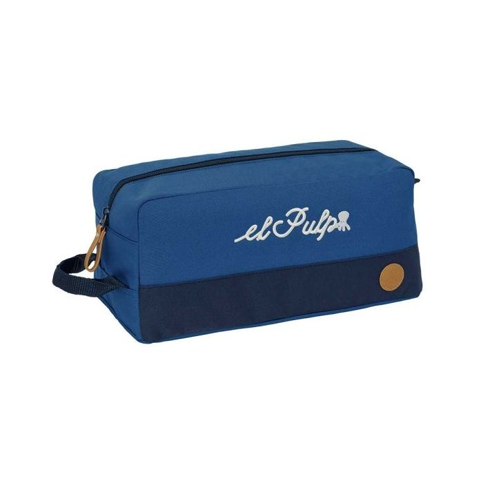 Safta el Pulpo Zapatillero - Capacidad 9L - Asa de Mano Lateral - 34x15x18cm - Color Azul Marino
