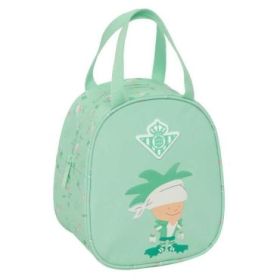 Safta Real Betis Balompie Bolsa Preescolar Isotermica - Asa de Mano - Cremallera - 19x22x14cm - Color Verde