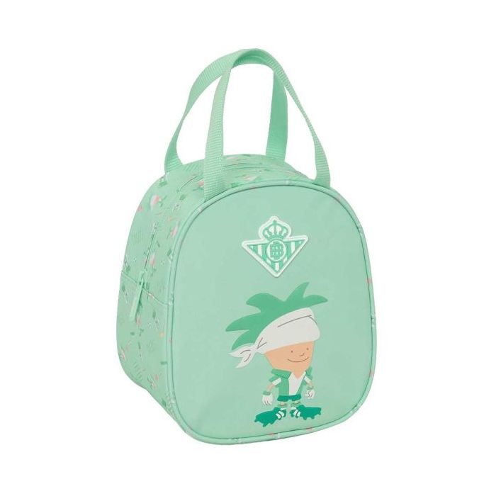 Safta Real Betis Balompie Bolsa Preescolar Isotermica - Asa de Mano - Cremallera - 19x22x14cm - Color Verde