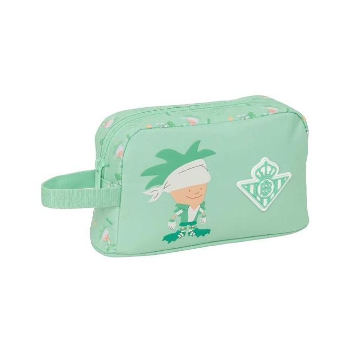 Safta Real Betis Balompie Bolsa Preescolar Isotermica Porta Alimentos - Asa de Mano Lateral - Cremallera - 21.5x12x6.5cm - Color