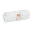 Safta Real Madrid Preescolar Portatodo Redondo - Cremallera con Tirador - 20x7x7cm - Color Blanco