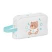 Safta Real Madrid Bolsa Preescolar Isotermica Porta Alimentos - Asa de Mano Lateral - Cremallera - 21.5x12x6.5cm - Color Blanco