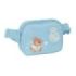 Safta Real Madrid Preescolar Bolsa de Cintura Infantil - Cremallera - Cintas Ajustables - Cierre de PVC - 14x11x4cm - Color Azul