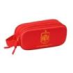 Safta Seleccion Espanola de Futbol Portatodo 3D - 2 Compartimentos con Cremallera - Asa Lateral - Capacidad 1L - 21x8x6cm - Colo