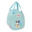 Safta Mickey Mouse Baby Bolsa Isotermica - Asa de Mano - Cremallera - 19x22x14cm - Color Azul Pastel