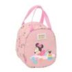 Safta Minnie Mouse Baby Bolsa Isotermica - Asa de Mano - Cremallera - 19x22x14cm - Color Rosa Pastel