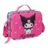 Safta Kuromi Bolsa Isotermica Porta Alimentos - Frontal 3D - Cremallera - Bandolera Ajustable - Asa de Mano - 25x19.5x9cm - Colo