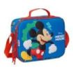 Safta Mickey Mouse Bolsa Isotermica Porta Alimentos - Frontal 3D - Cremallera - Bandolera Ajustable - Asa de Mano - 25x19.5x9cm