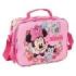 Safta Minnie Mouse Bolsa Isotermica Porta Alimentos - Frontal 3D - Cremallera - Bandolera Ajustable - Asa de Mano - 25x19.5x9cm