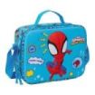 Safta Spidey Bolsa Isotermica Porta Alimentos - Frontal 3D - Cremallera - Bandolera Ajustable - Asa de Mano - 25x19.5x9cm - Colo