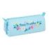 Safta Blackfit8 Petalos Portatodo - 1 Compartimento con Cremallera - 21x8x7cm - Color Azul Claro
