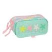 Safta Estrellas Portatodo - 3 Compartimentos con Cremallera - Cinta Trasera Adaptable - Bolsillo Frontal de Rejilla con Velcro -