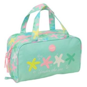 Safta Estrellas Neceser Rectangular - Organizadores con Compartimentos - Asas de Mano - Bolsillo Interior con Cremallera - Doble