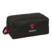Safta Sevilla FC Zapatillero - Capacidad 9L - Asa de Mano Lateral - 34x15x18cm - Color Negro