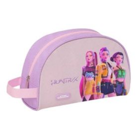 Safta K-Pop Demon Hunters Iconic Neceser - Adaptable a Carro - Asa de Mano Lateral - Bolsillo Interior con Cremallera - 28x18x10